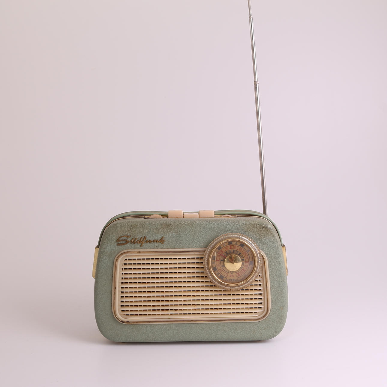 TRANSISTORRADIO, Südfunk, grön, 1950/60-tal.