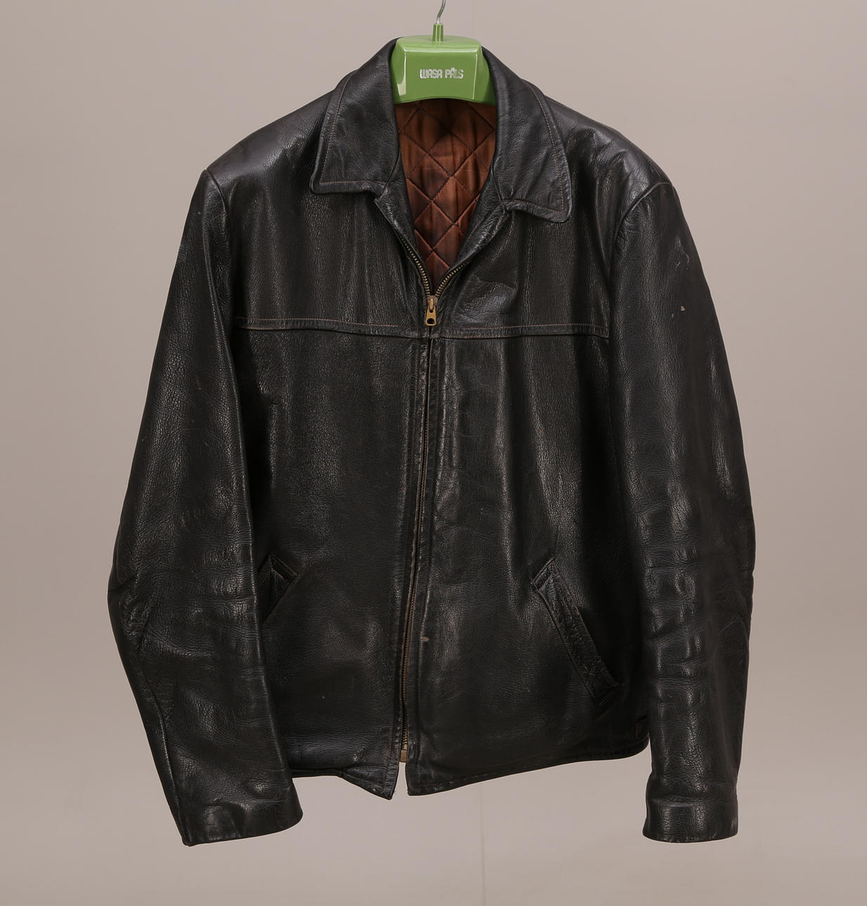 SKINNJACKA, svart, storlek Medium, 1900-tal.