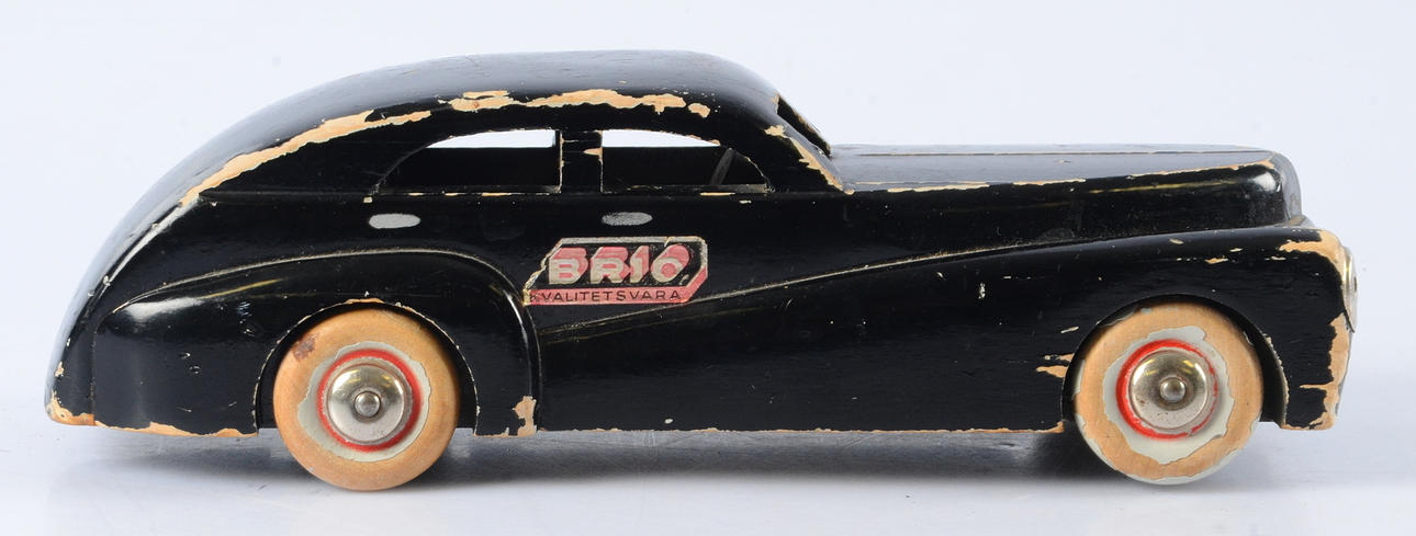 LEKSAKSBIL, bemålat trä, Brio.