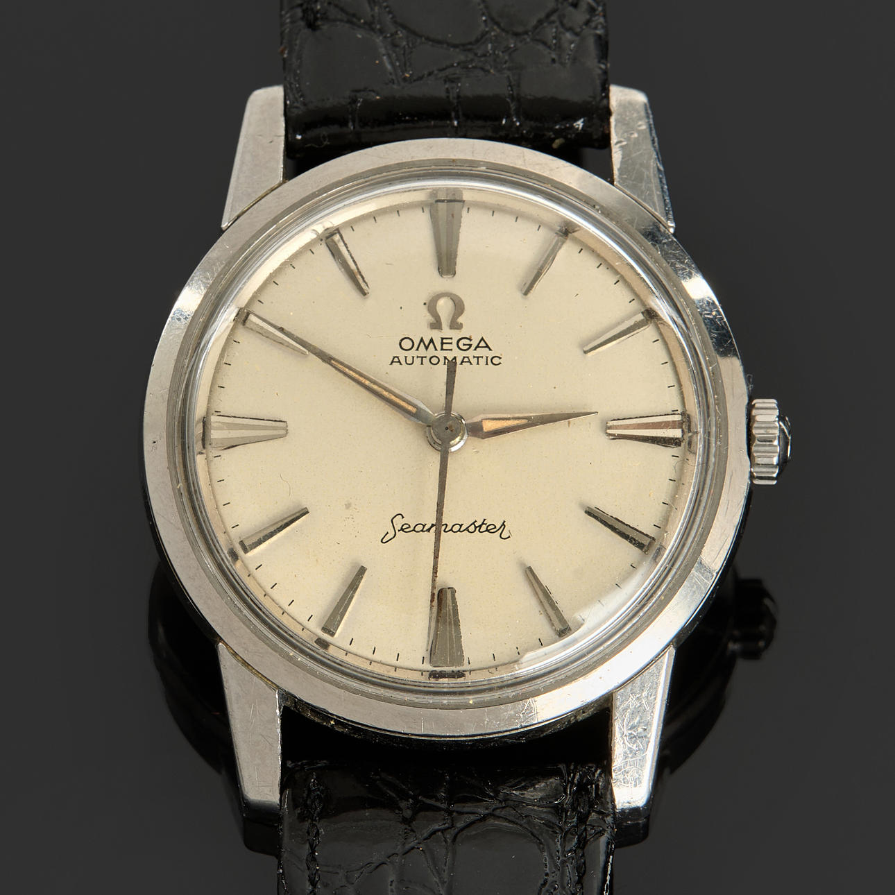 OMEGA, armbandsur, Seamaster, teräs, ca 1961.
