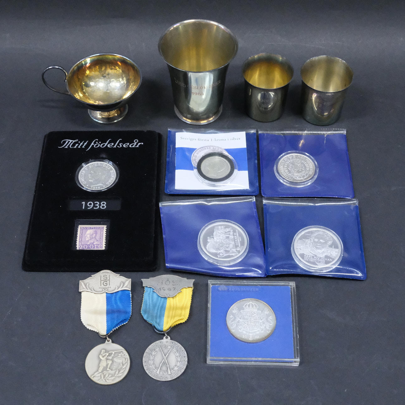 CÁLIZ, MEDALLAS Y MONEDAS, PLATA.
