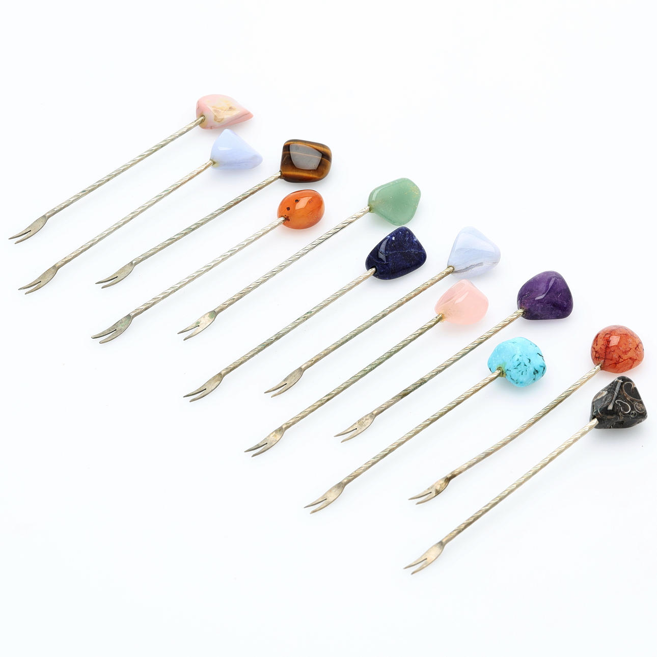 DRINKPINNAR, 13 st, mineralstenar.