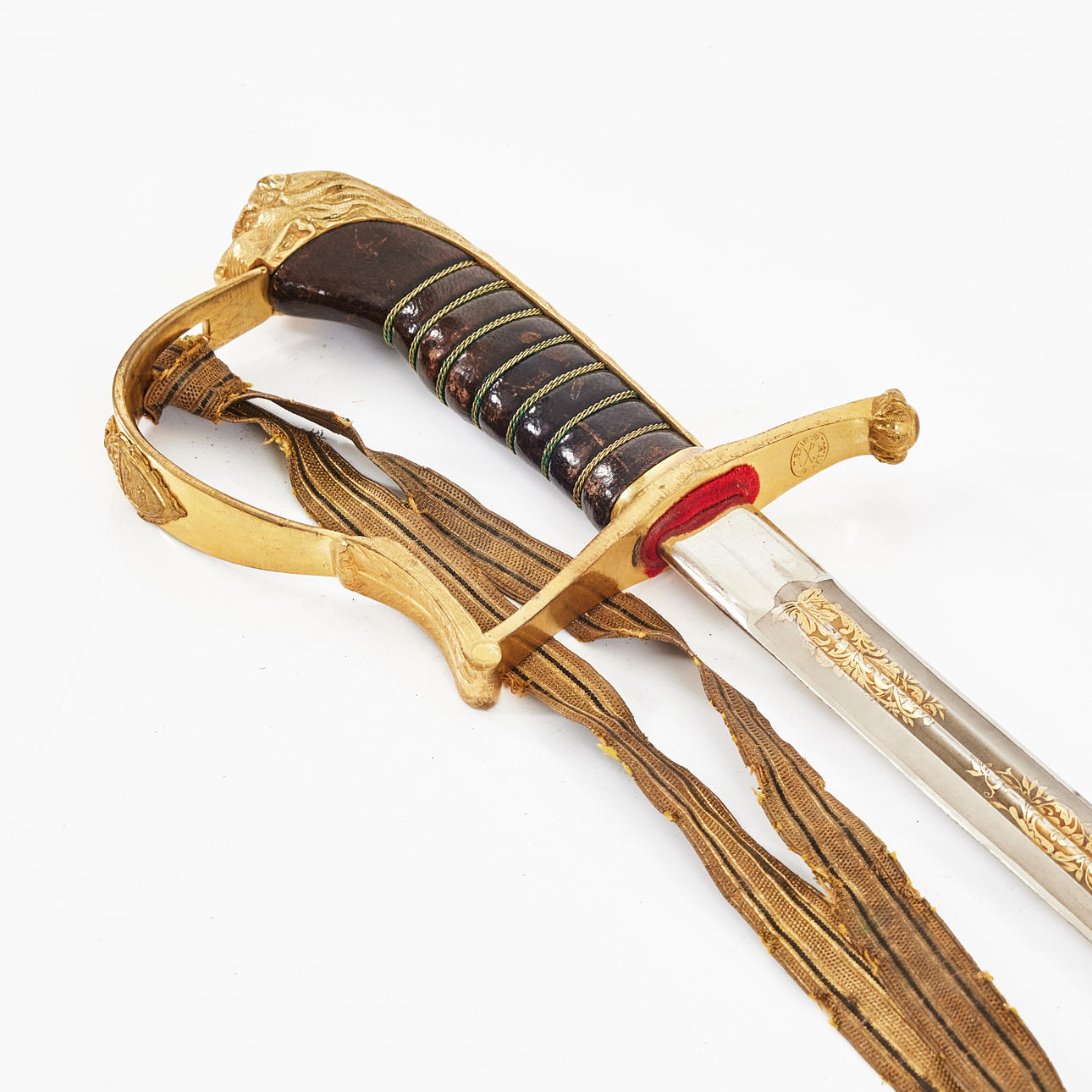 A Swedish sabel, m/1899, for infantry officers, with blackened balja ...