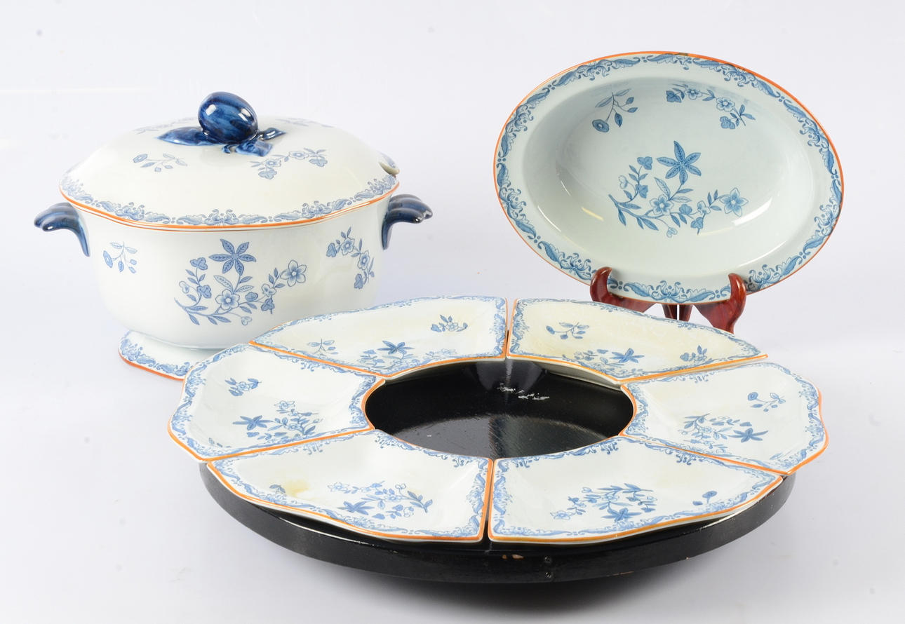 PARTI PORSLIN, Ostindia, 3-delar.