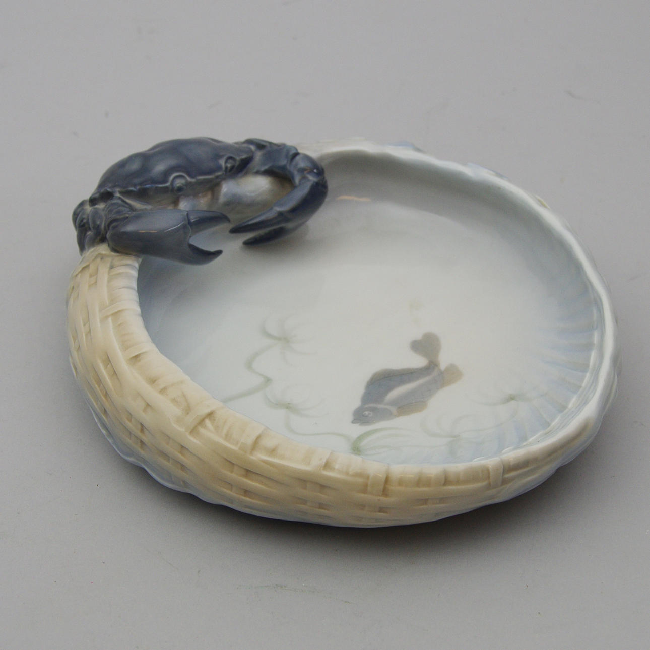 KRABBFAT, porslin, Royal Copenhagen.