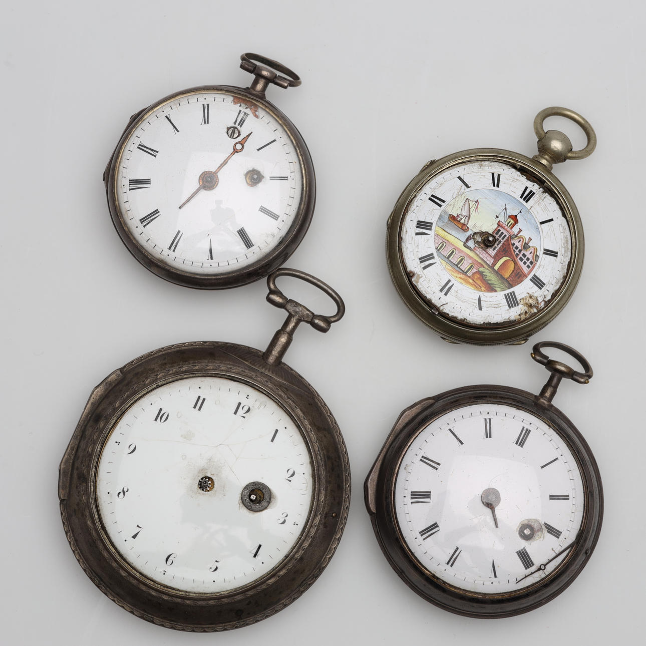 FICKUR 4 stycken, metall.