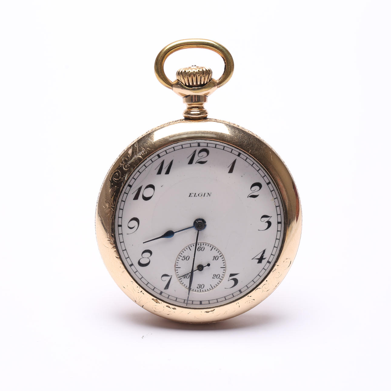POCKET WATCH, Elgin Watch Co, USA, double.