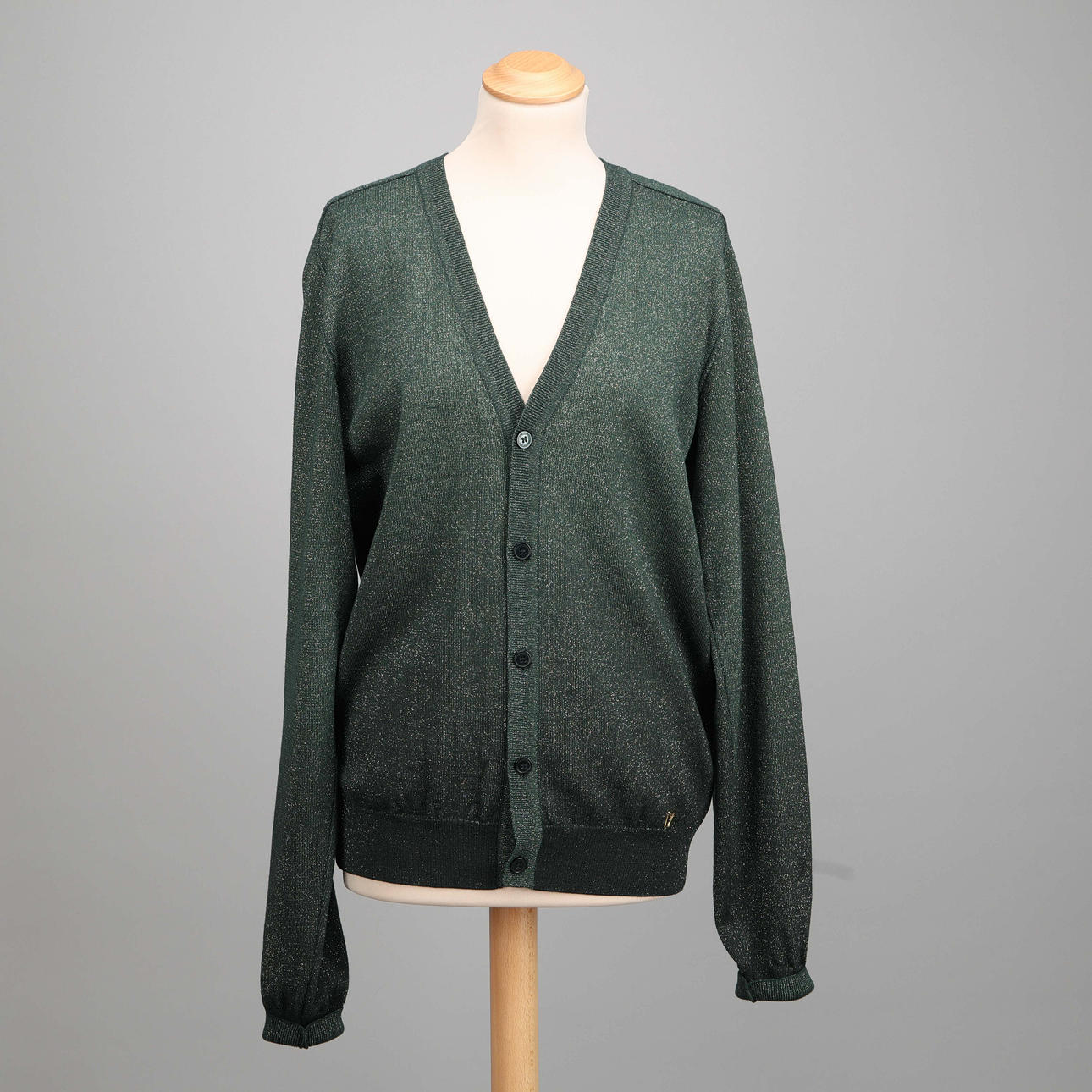 VERSACE COLLECTION, kofta, ull/viscos/polyester, storl. Large.