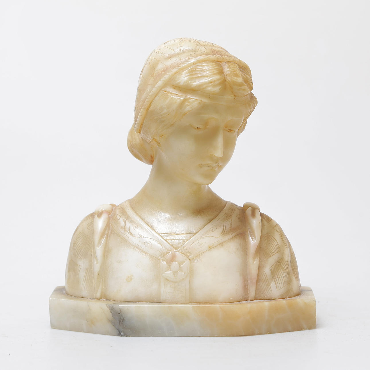 SCULPTURE, MARBLE BUST, EARLY 20TH CENTURY.