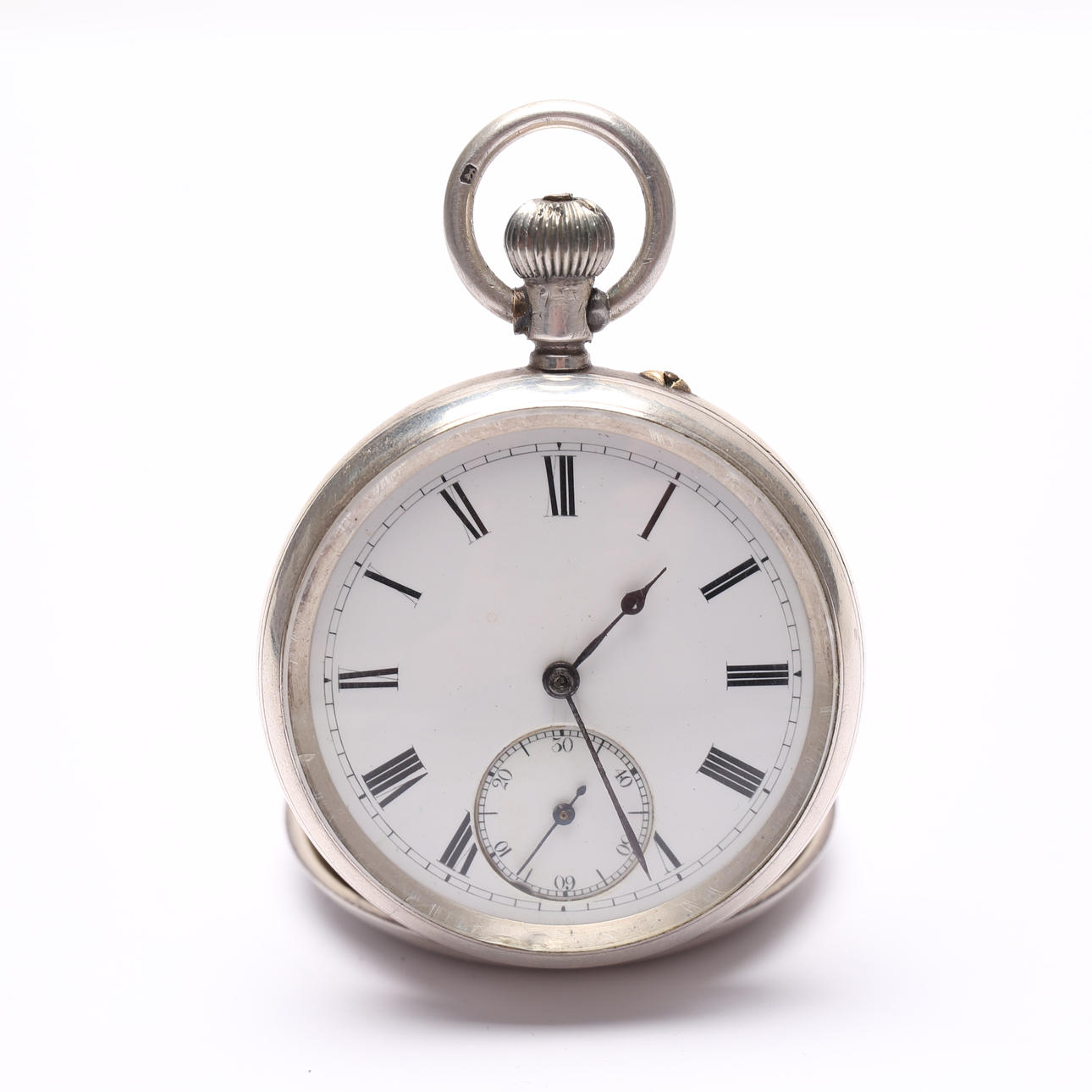 POCKET WATCH, silver, WCMC.