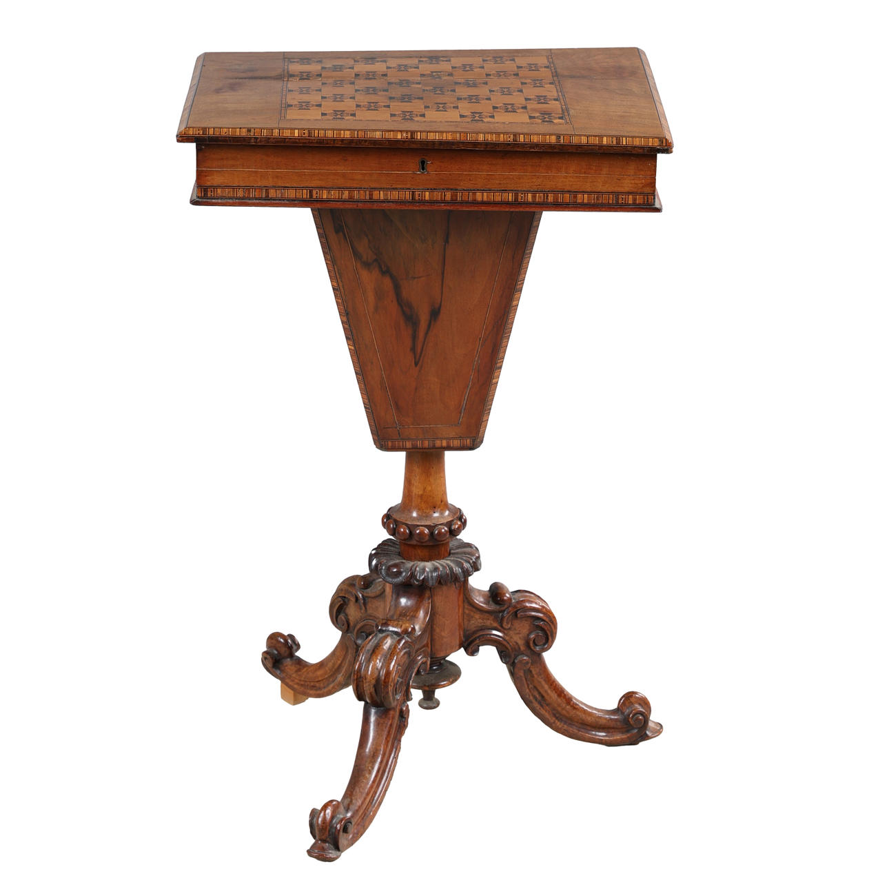 A VICTORIAN WALNUT INALID GAMES TABLE. Furniture - Tables - Auctionet