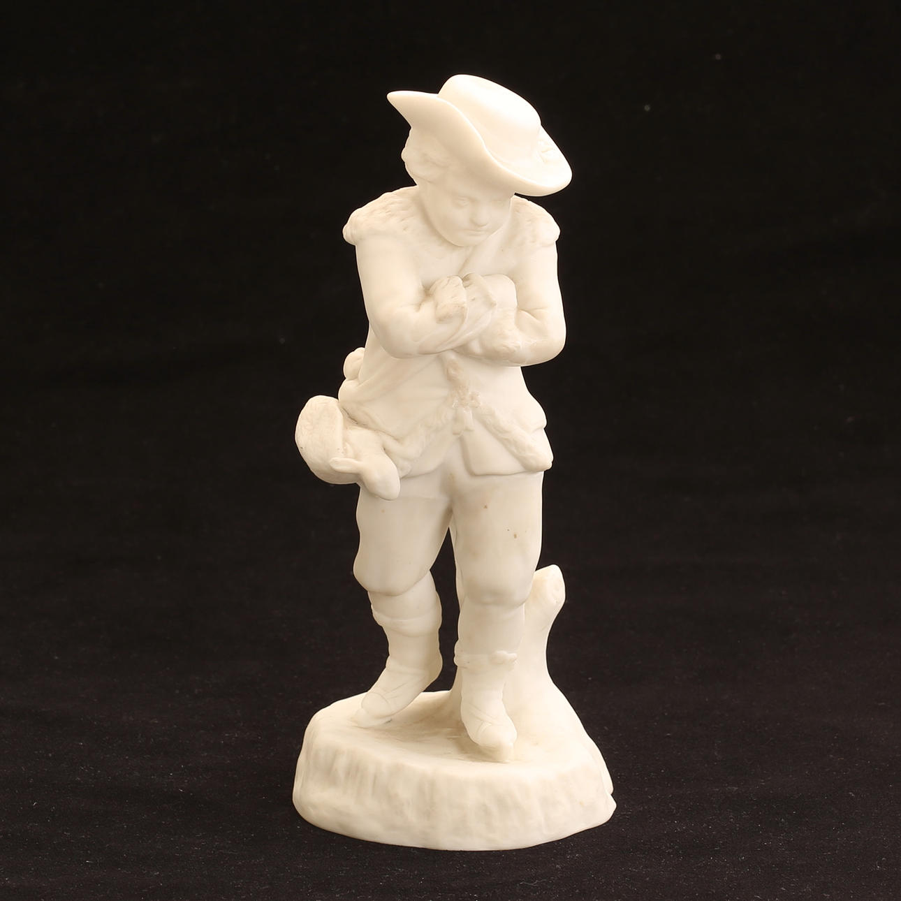 SKULPTUR, parian, "Vinter", Gustavsberg 1908.