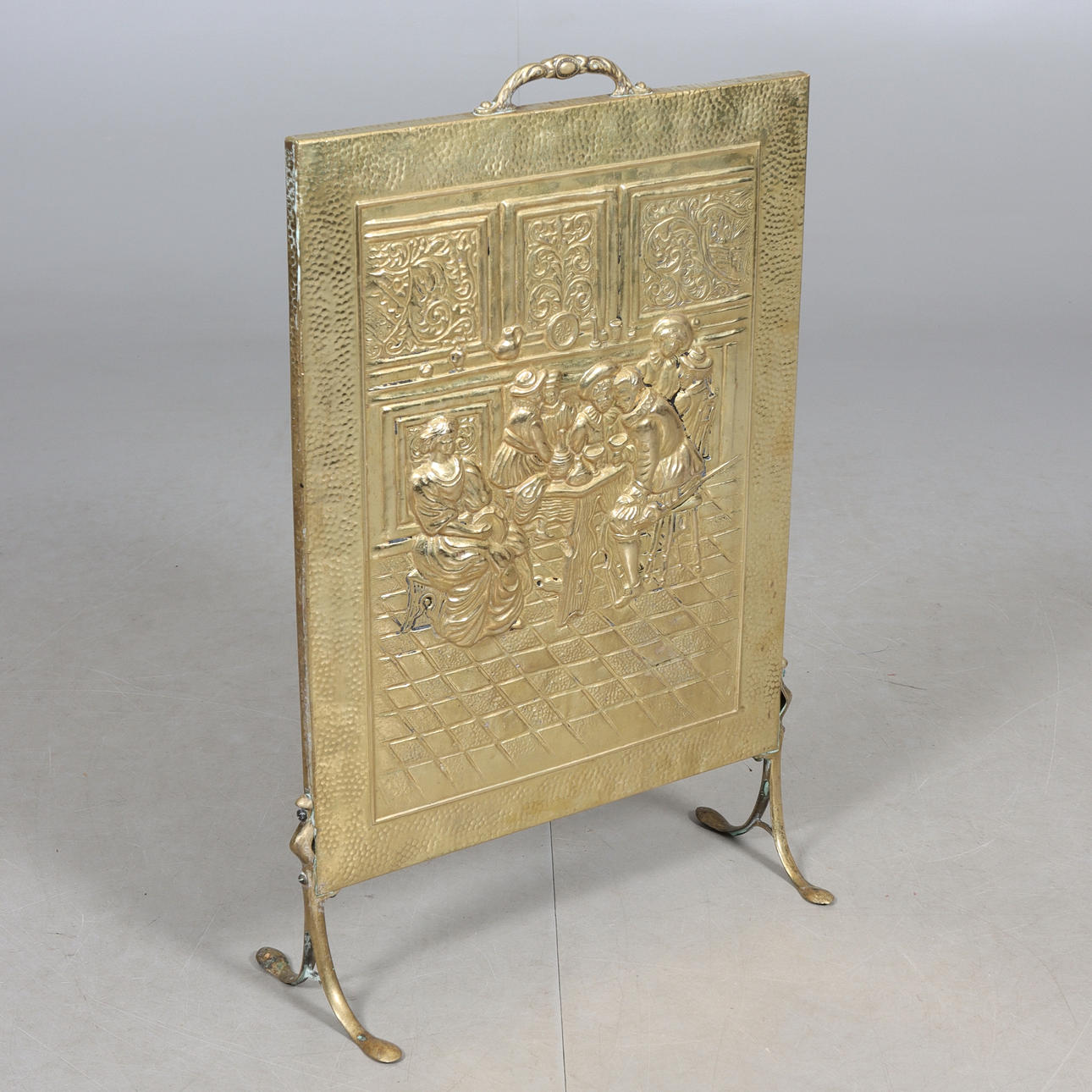 GNISTSKYDD, mässing, metall, 1900-ral.