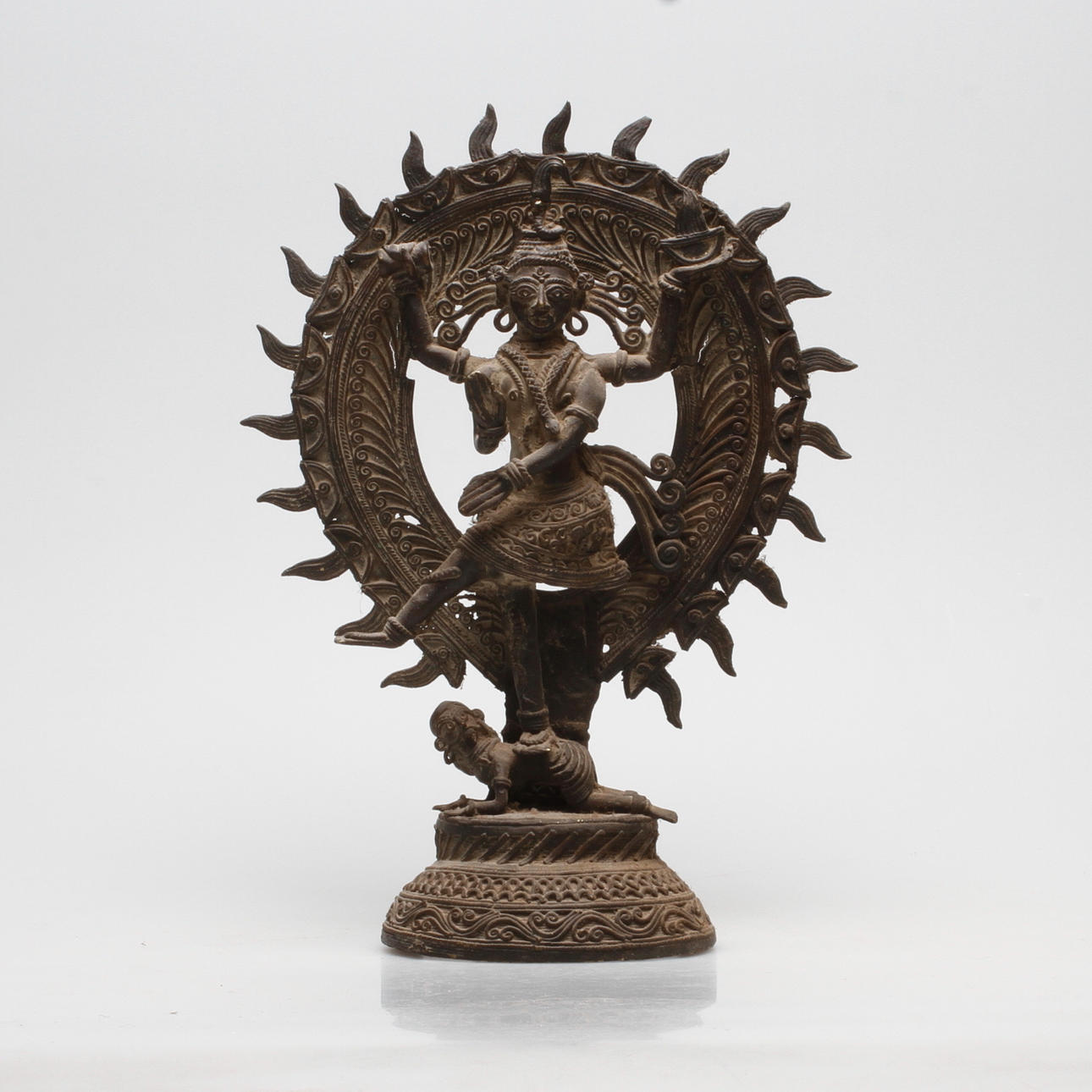 SHIVA, figur i brons, Indien, 1800/1900-tal.