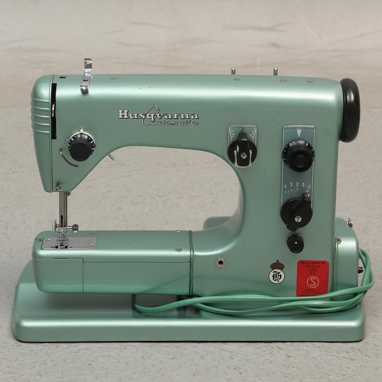 SEWING MACHINE, Husqvarna Automatic, CI 21A, around 1960.
