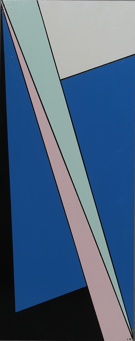 LARS NYGREN. Komposition på pannå. Monogramsignerad.