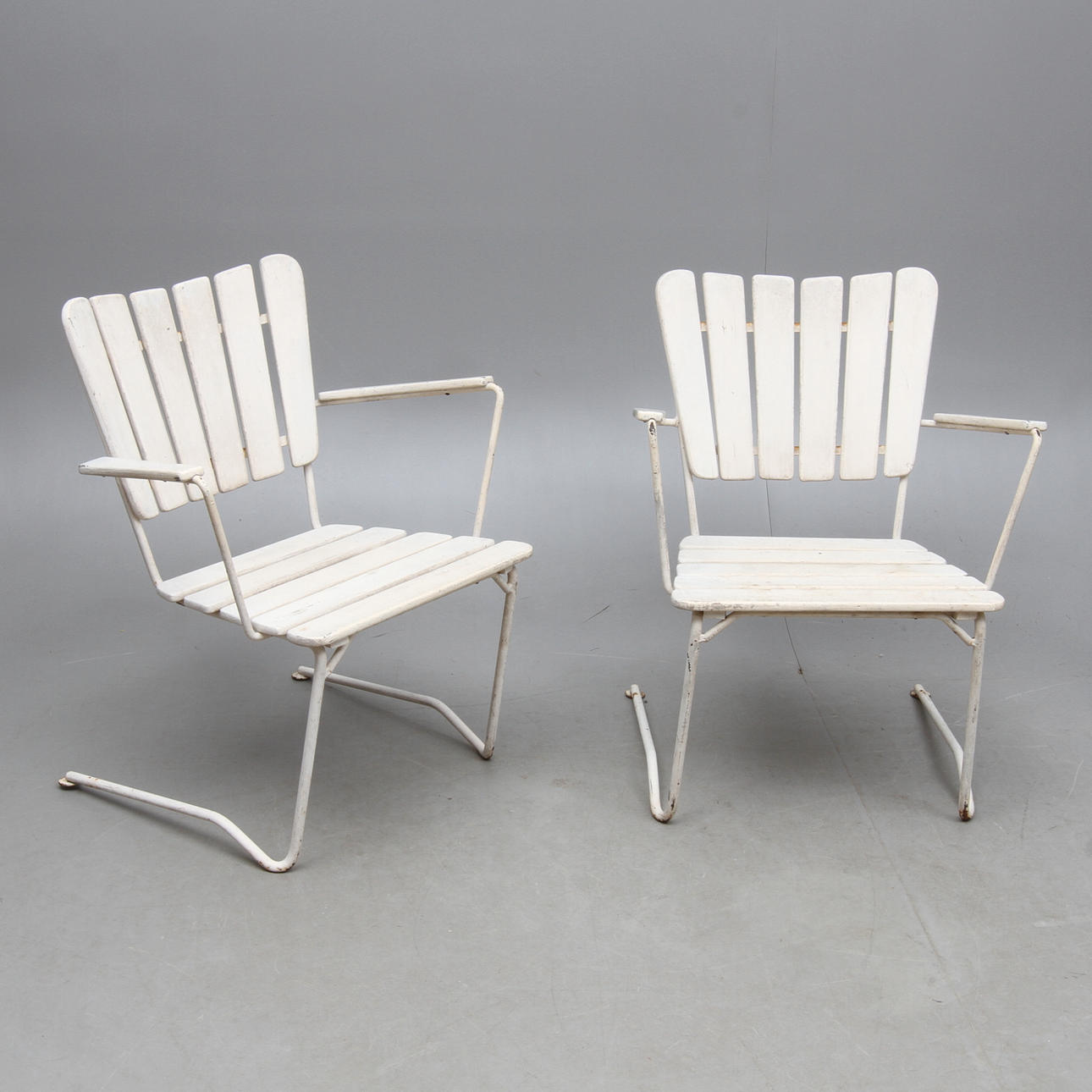 TRÄDGÅRDSSTOLAR, 1 par, 1900-tal.