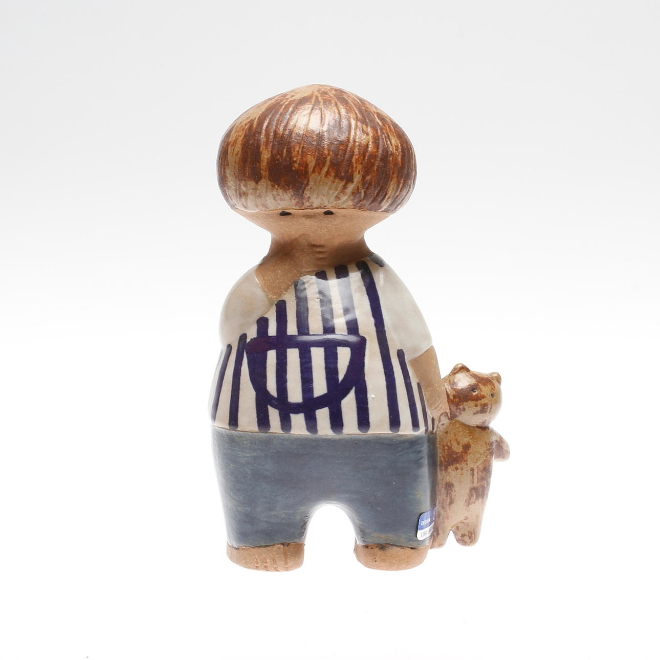 FIGURIN, stengods. "Malin", Lisa Larson.