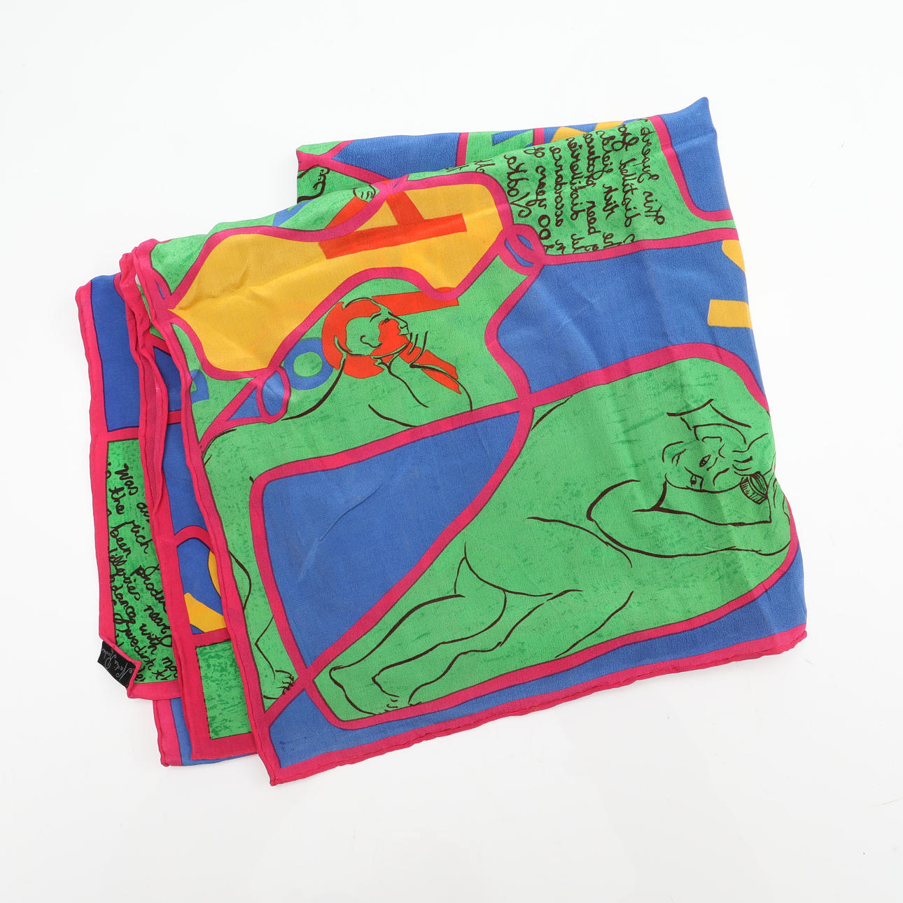 NADIA RODEN. Scarf, siden, Absolut vodka.