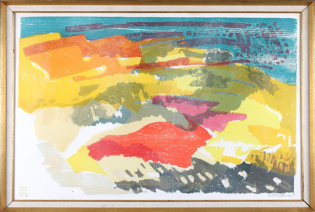 RUNE PETTERSSON. Träsnitt, signerad och numrerad 7/15.