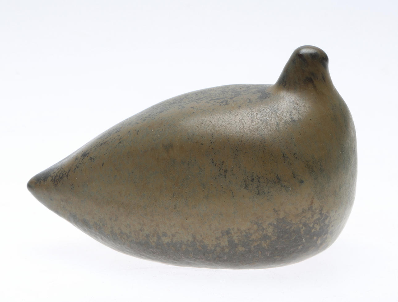 ÅKE HOLM. figurin, fågel, signerad.