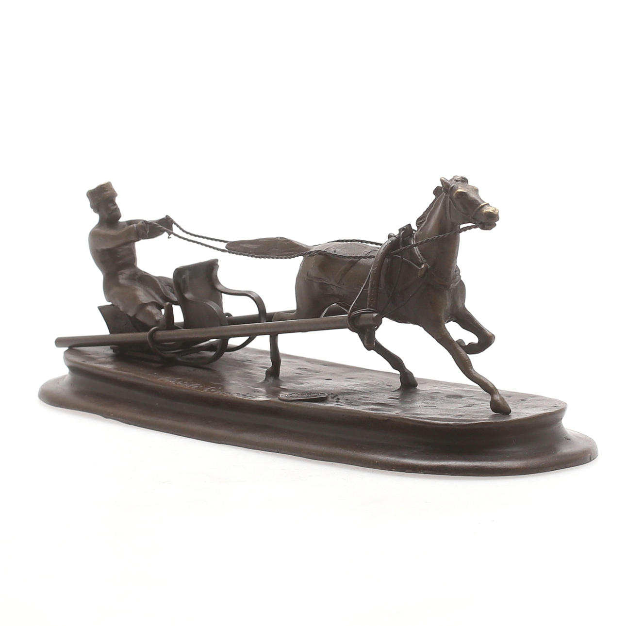 SKULPTUR, brons, senare gjutning efter Vasile Grachev, sent 1900-tal/samtida.