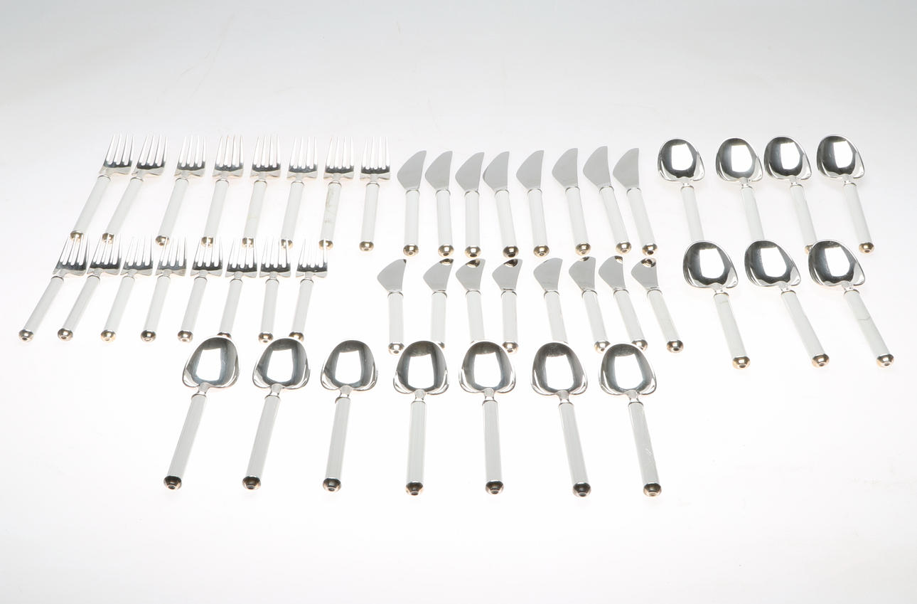 BESTICKSET, 47 delar, Rosenthal, 925 Silver och porslin.