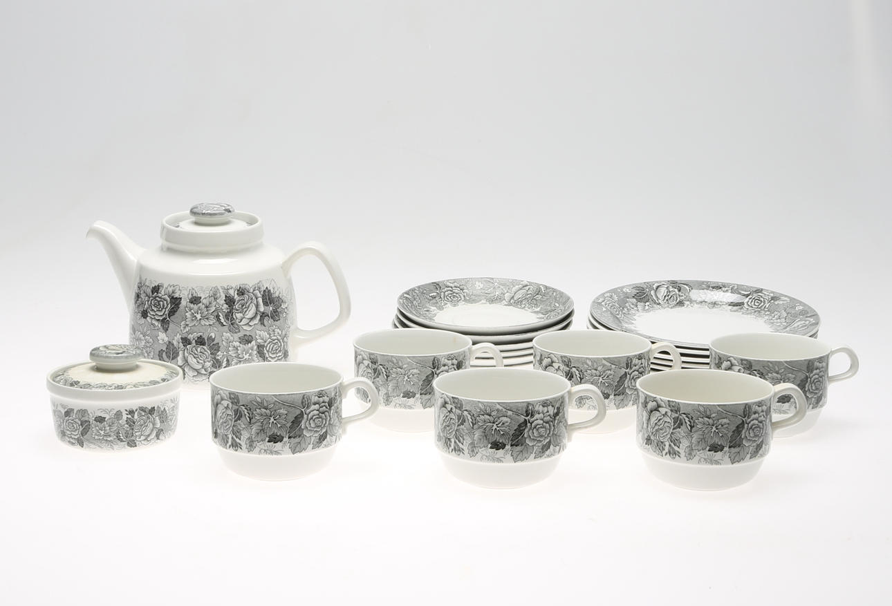 TESERVIS, 20 delar, "Haga", Rörstrand, 1900-talets andra hälft.