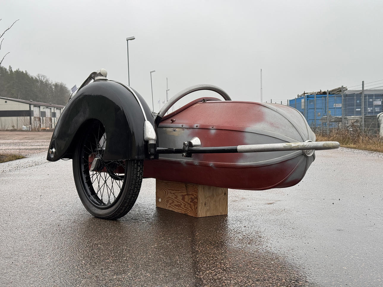 STEIB, sidevogn, model S 350, Tyskland, 1950'er.