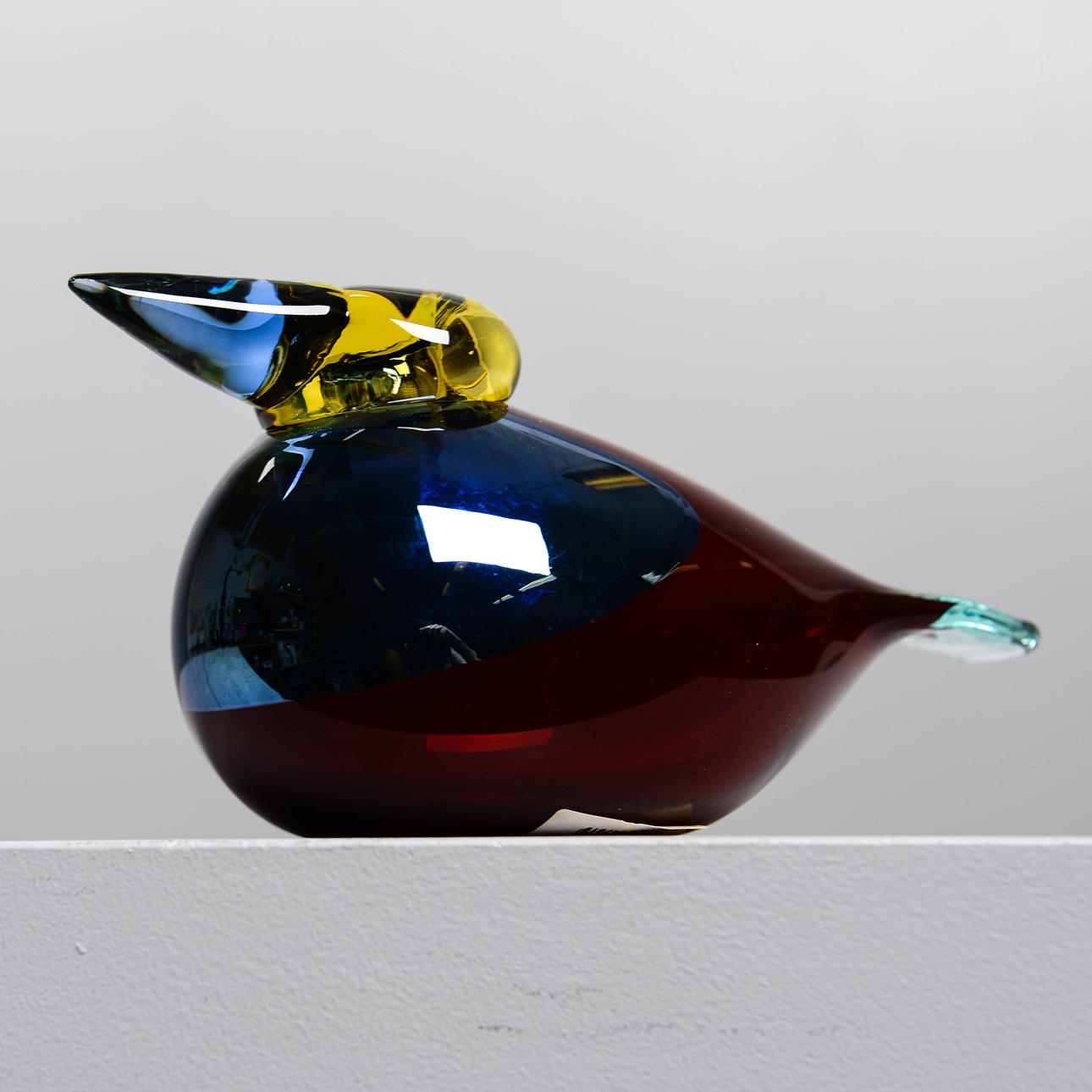 oiva-toikka-kuningaskalastaja-hahmo-iittala-suomi-signeerattu