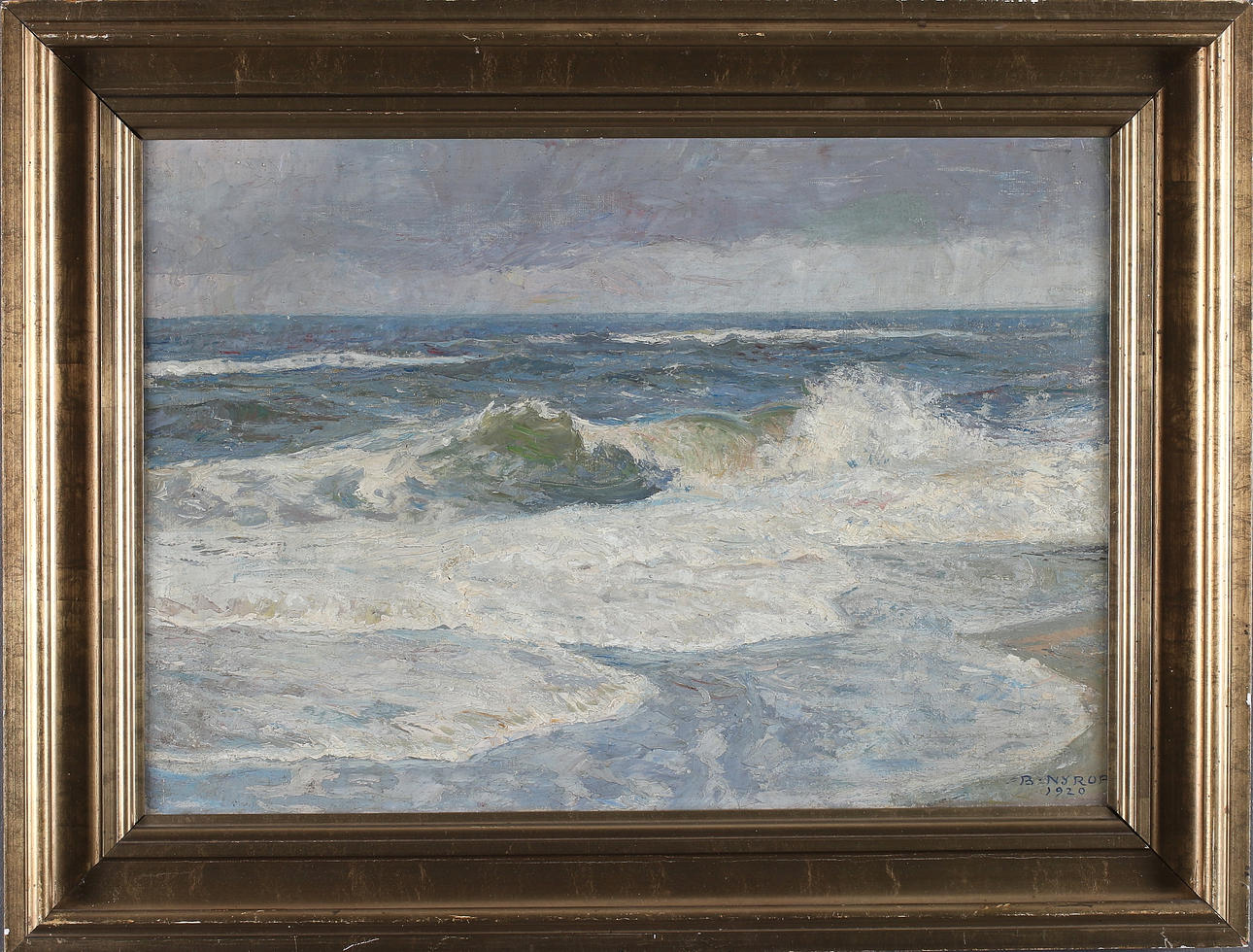 BÖRGE CHRISTOFFER NYROP. Olja på duk, signerad och daterad 1920.