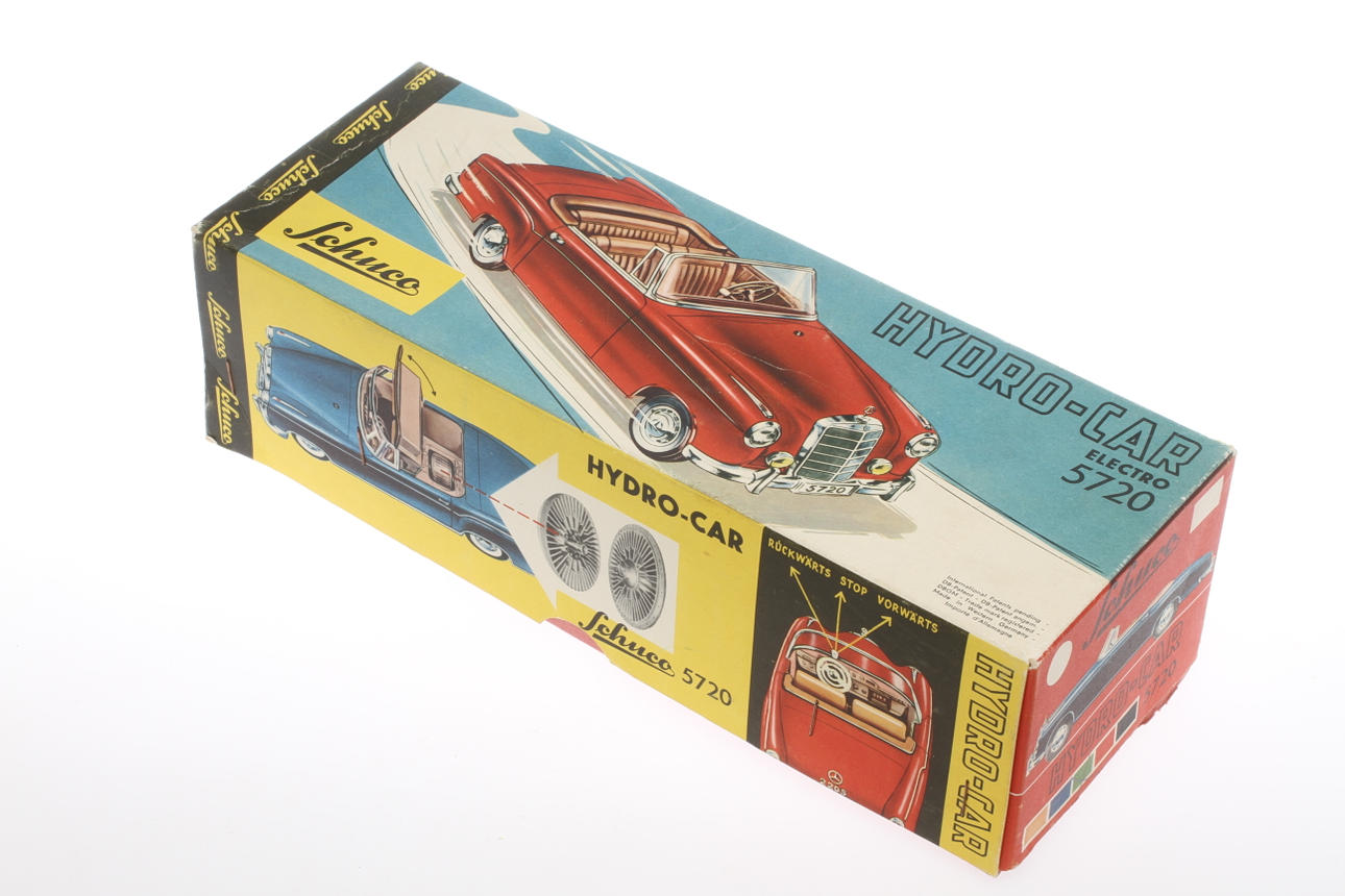 SCHUCO Hydro-car Elektro 5720, komplett, mintgrön i originalkartong.