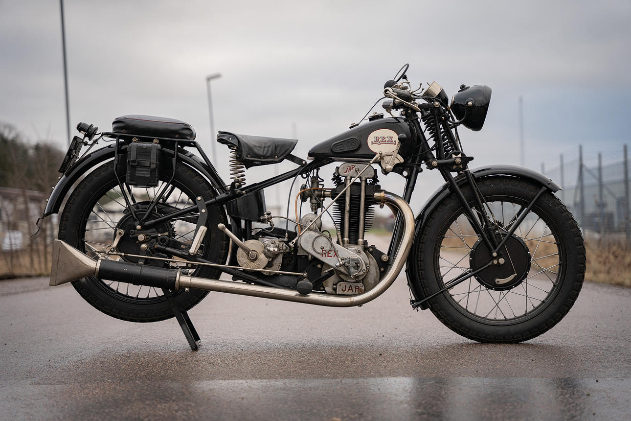 REX, twin-port, 500cc, 1929. Vehicles, Boats & Parts - Motorcycles