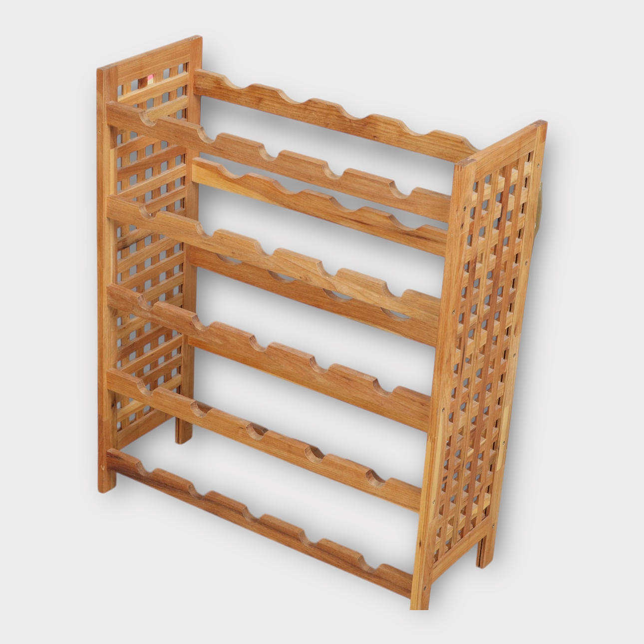 VINSTÄLL, ek, plats för 25 flaskor.