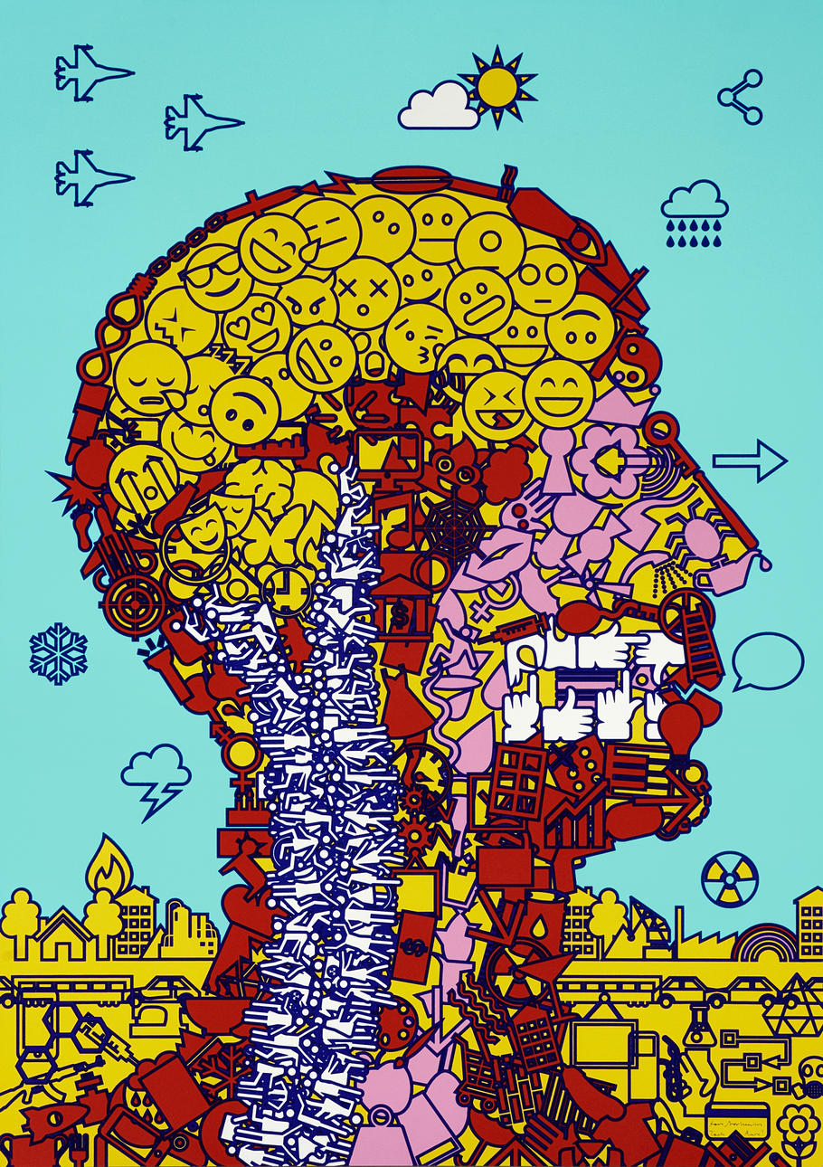 LARS GÖRAN ARRHENIUS, (1966-2020), Think tank, silkscreen.