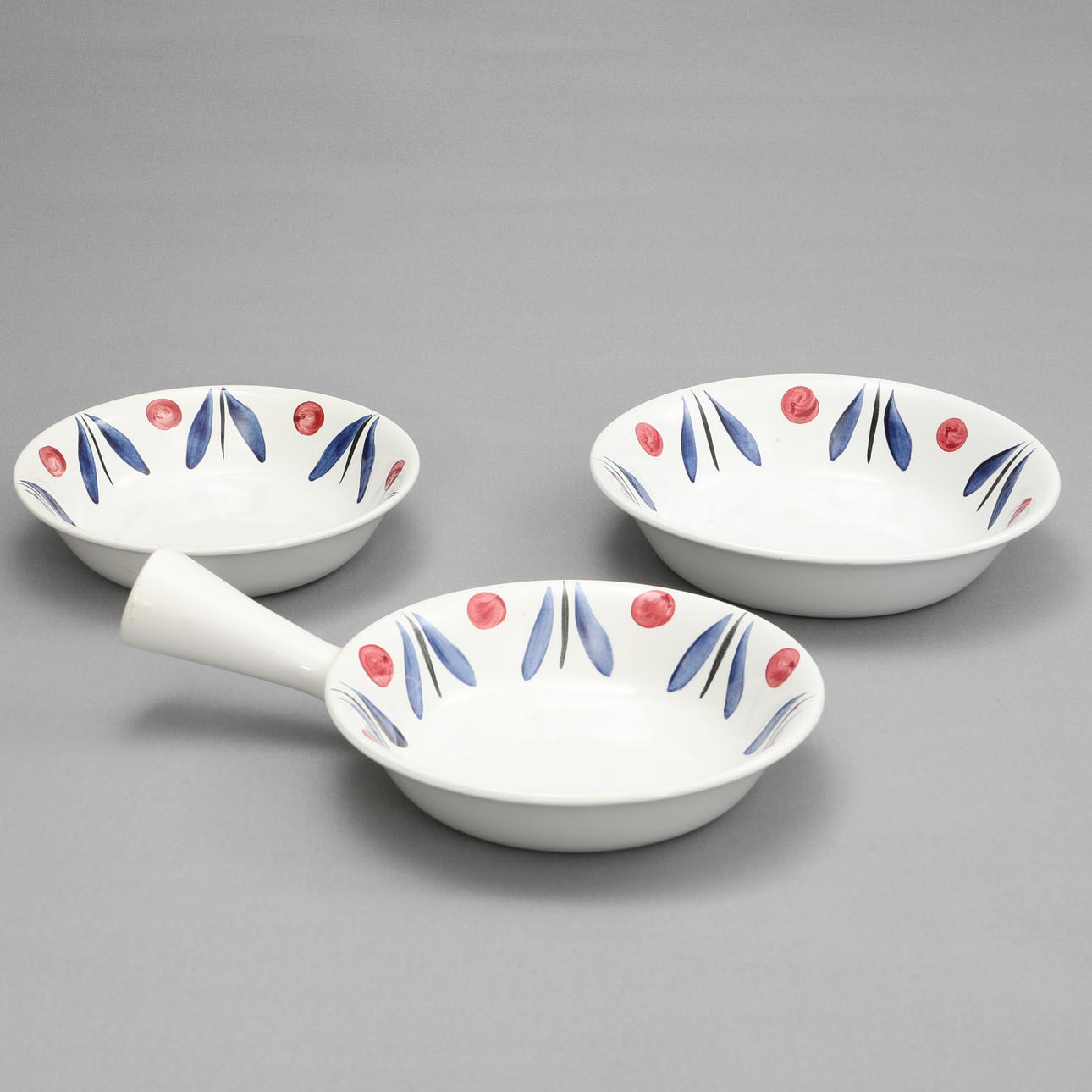 UPPLÄGGNINGSFAT, tre delar, " Bodil ", Rörstrand.