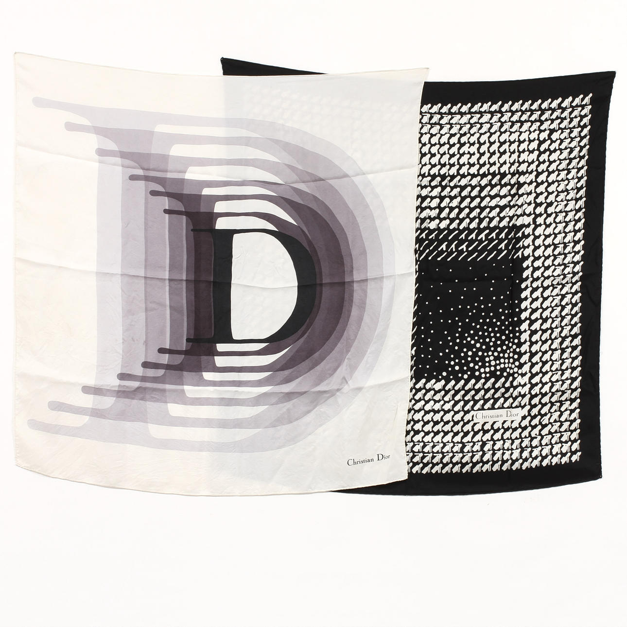 SCARF, 2 st, Christian Dior.