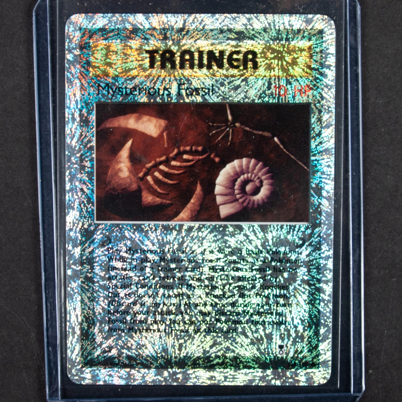 pokemon card mysterious fossil Mysterious Fossil HP 10 92/100 - ex Sandstorm main image 0