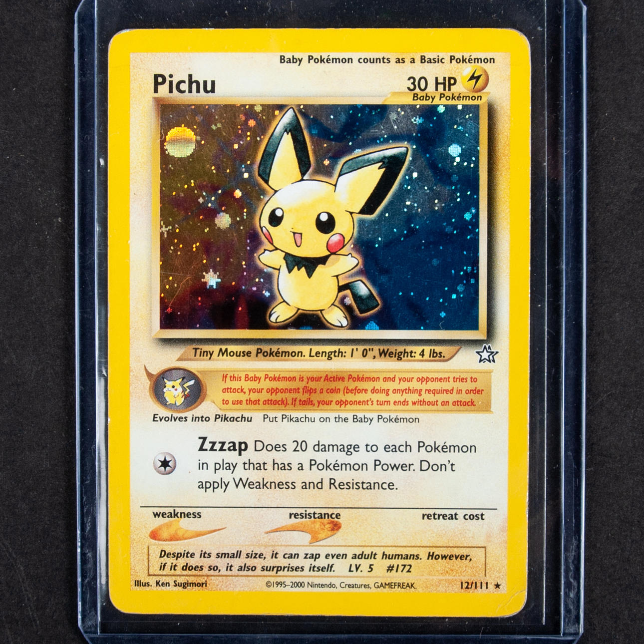 POKÉMON-KORT - Pichu Holo.