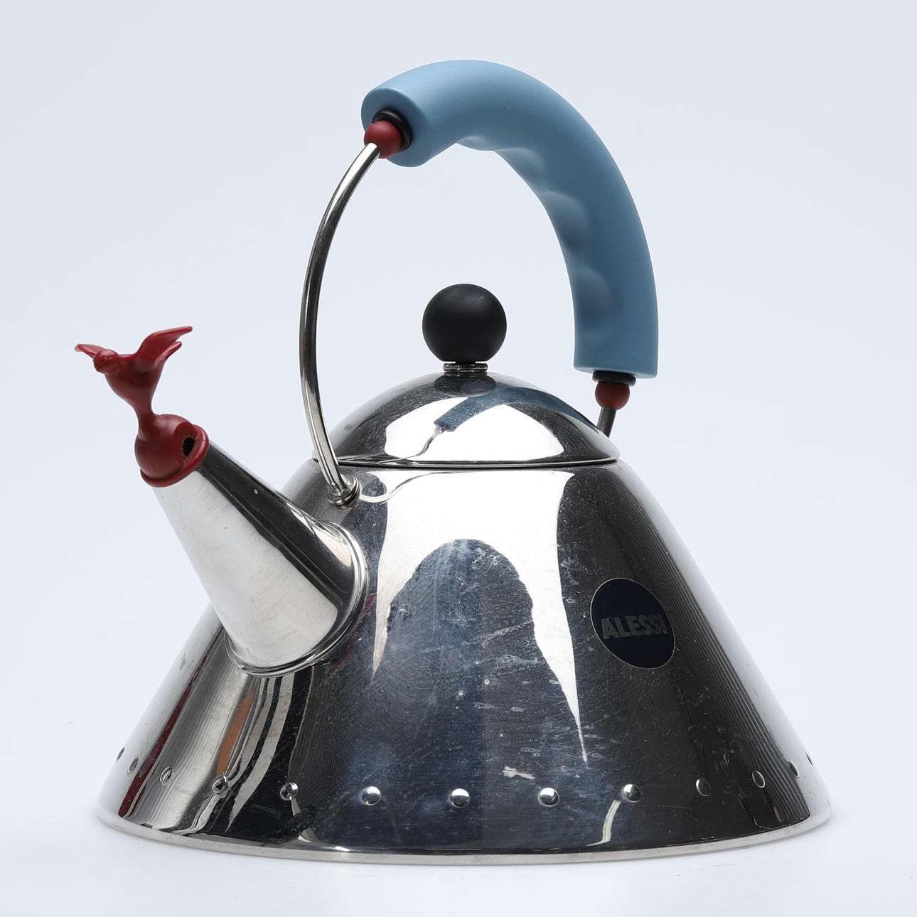 ELECTRIC KETTLE, ALESSI, STAINLESS STEEL.