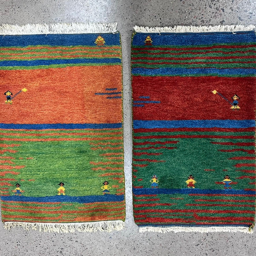 TEPPICH, 2 Stück Indo Gabbeh, Ikea.