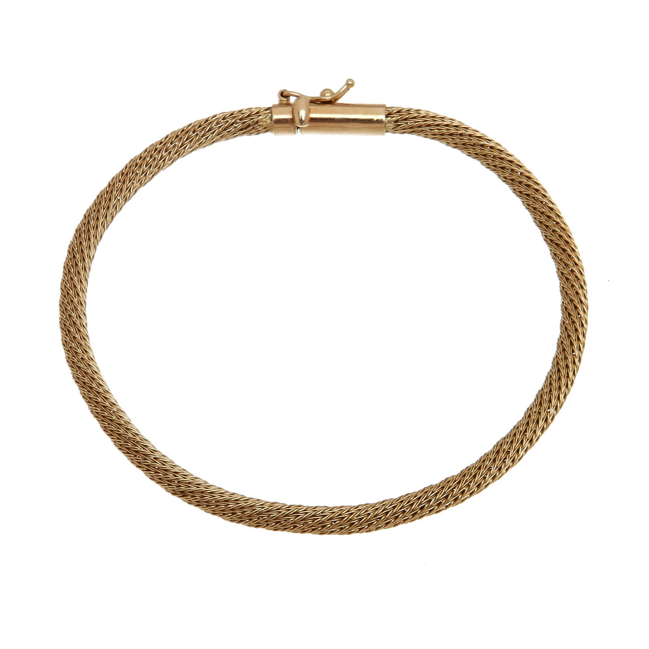 ARMLÄNK, 14K rödguld, Italien. Vikt 6,3 g.