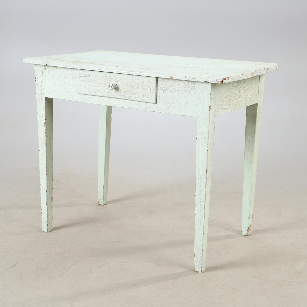 BORD MED LÅDA, målat, 1900-tal.