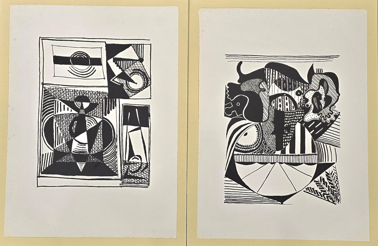 Två Pablo Picasso-affischer.