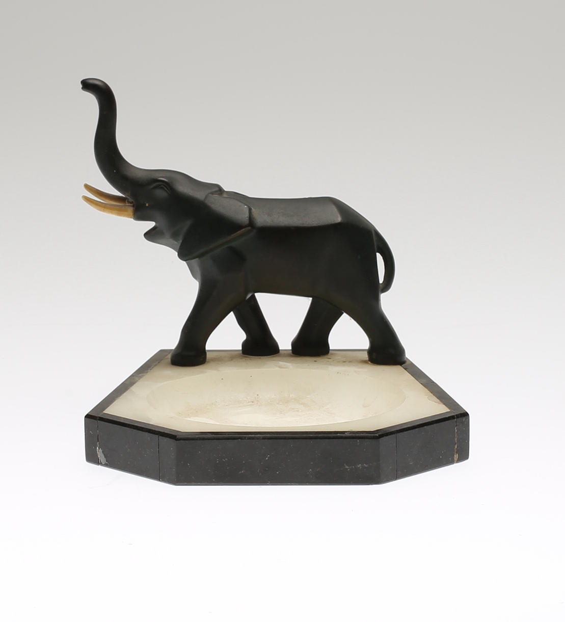 ASKFAT, sten samt metall, Art Deco, 1930-tal.