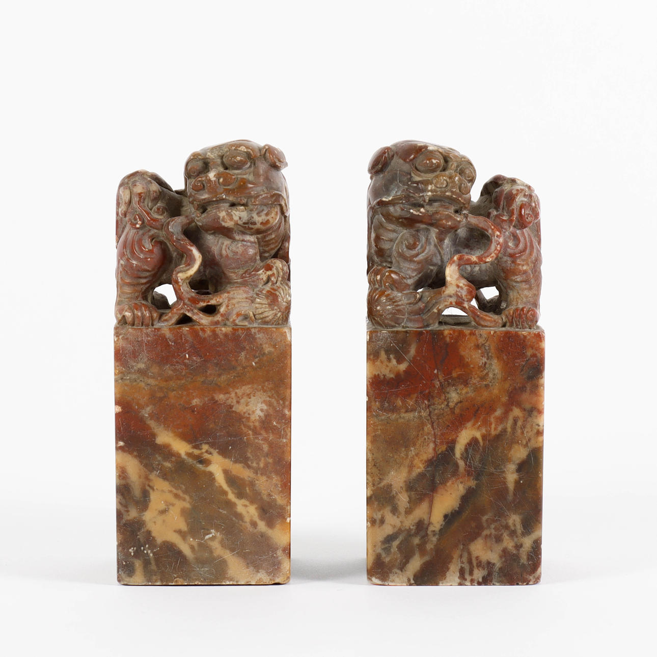 Stensegl. Kina, formentlig, 1700-/20. årh.