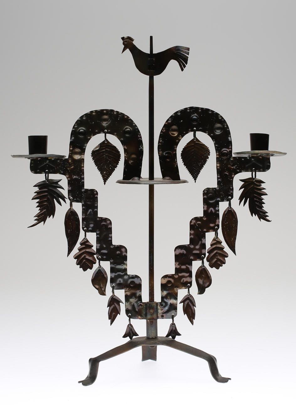 LJUSSTAKE, smide, s.k Tuppstake, 1900-tal.