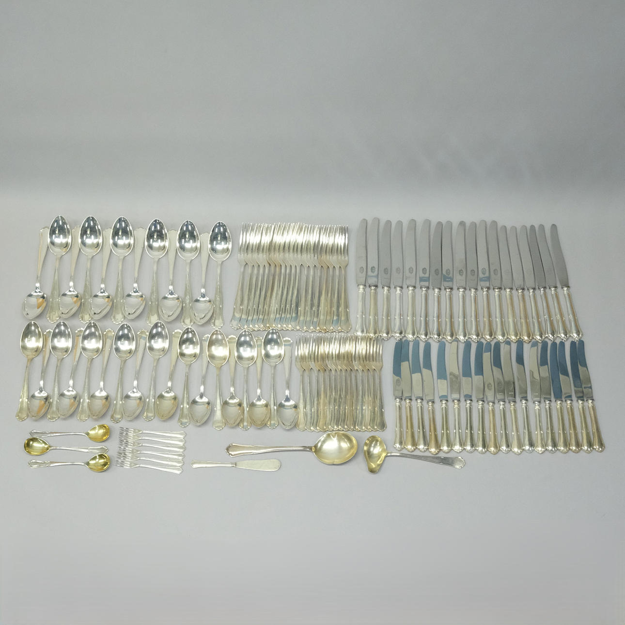 BESTIK SÆT SAGA, NYSØLV, 110 STK.