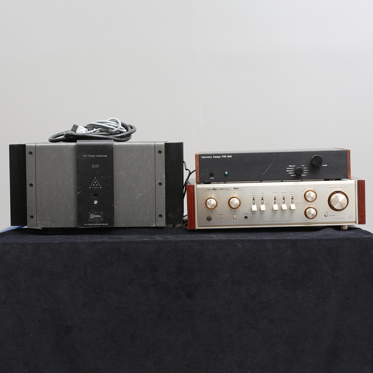 FÖRSTÄRKARE, 3 st, bl.a KRELL.