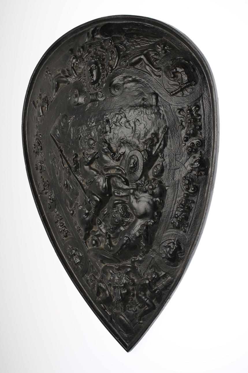 WALL PLAQUE, cast iron, marked Vulcan Norrköping.